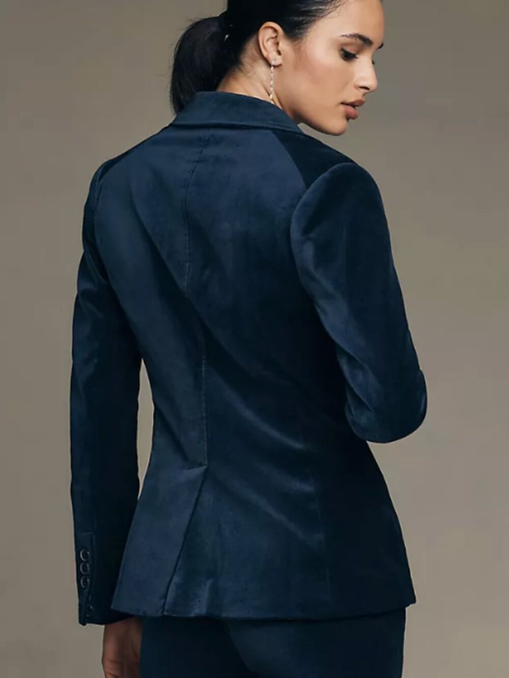 Paige Chelsee Navy Velvet Blazer - NWT - Size XL - Picture 2 of 4